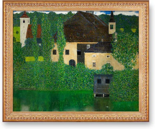 Vista 77 de A&T ARTWORK Avenue to Schloss Kammer por Gustav Klimt. Las reproducciones de arte clásico del mundo, impresiones en lienzo giclée para decoración