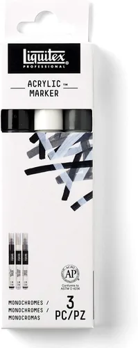 Vista 11 de Liquitex, set de 6 marcadores anchos para pintura profesional. Fine Art Pigments, Precise Control, Highly Lightfast, Satin Finish, Range of