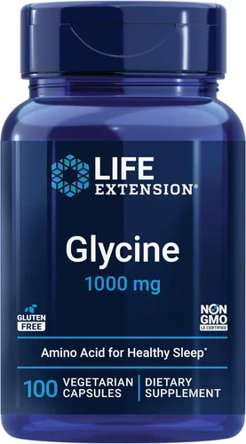 Vista 5 de Life Extension N-Acetil-L-Cisteína (NAC) y Glicina 1000 mg, Promueve la Relajación, Sueño Saludable, Aminoácido, Sin Gluten, Sin OGM, Vegetariano