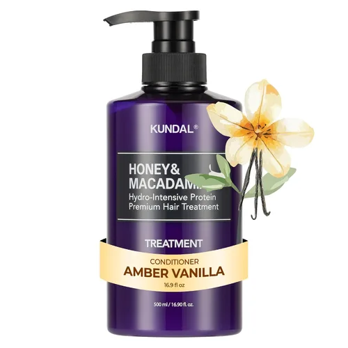 Vista 11 de KUNDAL Acondicionador Natural de Miel y Macadamia [Almizcle Blanco] Cuidado Capilar Coreano, Reparación del Daño, Hidratación Profunda, Fragancia