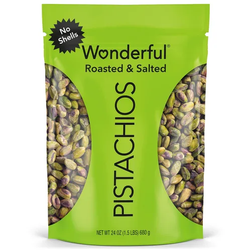 Vista 11 de Wonderful Pistachos - Pistachos sin cáscara, asados y salados, 6 onzas