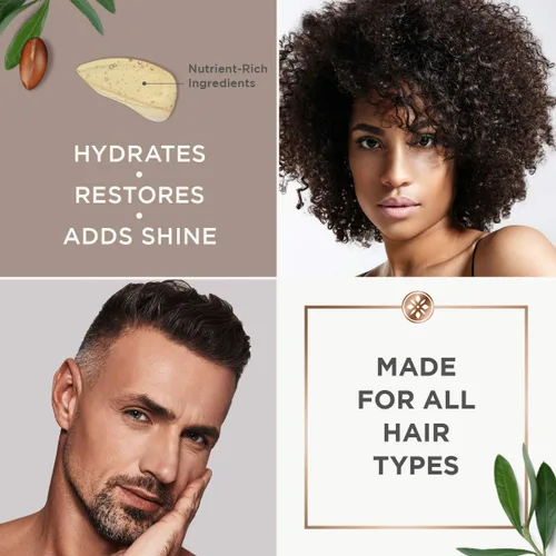 Vista 5 de Argan Magic Aceite intensivo para el cabello, restaura la manejabilidad y la elasticidad, añade brillo y brillo, controla el encrespamiento, sin