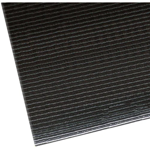 Vista 10 de NoTrax 406 Razorback™ Esterilla Antifatiga acanalada, 2' X 3' Negro/Amarillo