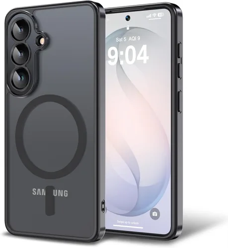 Vista 62 de Funda para iPhone 11 con protector de pantalla, compatible con MagSafe, ultra delgada, translúcida, mate, a prueba de golpes, color negro