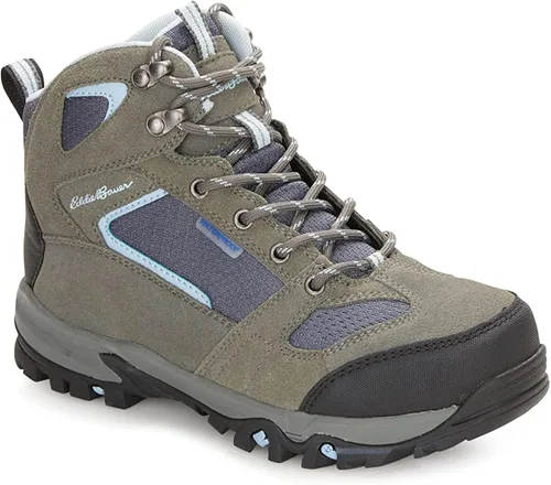 Vista 2 de Eddie Bauer Lincoln Mid Botas de senderismo para mujer, Steeple GreyBlue Fog