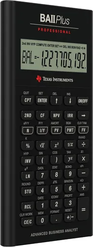Vista 3 de Calculadora financiera profesional Texas Instruments BA II Plus