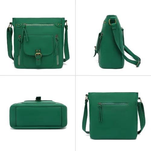 Vista 6 de Scarleton H2005 - Cartera para mujer, bolsas cruzadas, bolsa de hombro con múltiples bolsillos