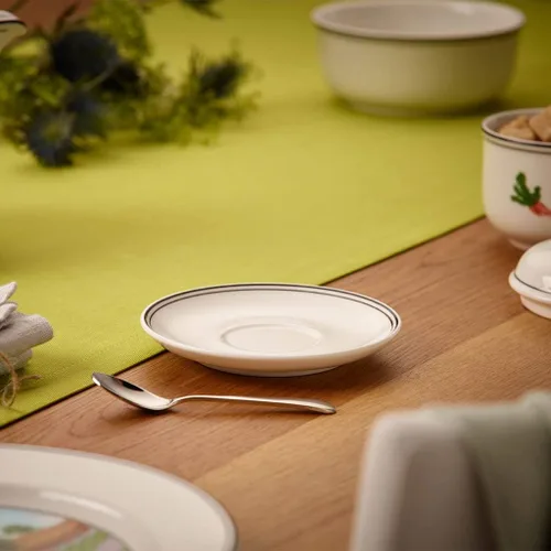 Vista 2 de Villeroy & Boch Design Naif - Plato para taza de café expreso, porcelana premium, fabricado en Alemania, 4.75 pulgadas