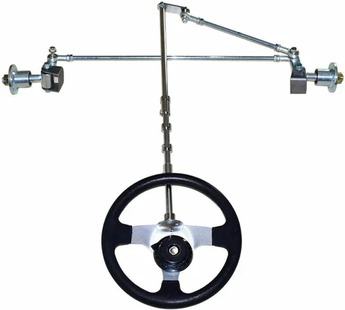 Vista 2 de Kit de volante delantero para volante, barra de acoplamiento de rótula, kit de eje para 168CC ATV Go Kart Quad