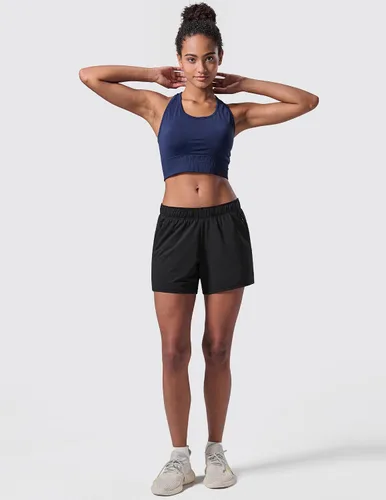Vista 7 de Paquete de 1 o 5 pantalones cortos de entrenamiento para mujer con Negro