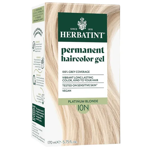 Vista 51 de Herbatint Tinte Permanente para el Cabello para Mujeres - 10C Rubio Sueco - Para Hasta un 100% de Cobertura de Canas Resistentes - Sin Amoníaco, Sin