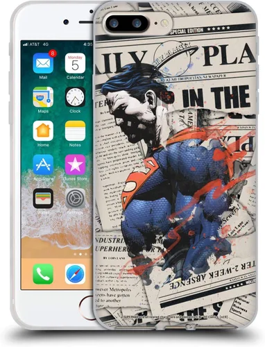 Vista 42 de Head Case Designs Officially Licensed Superman DC Comics Collage 80th Anniversary Gel Case [Military Grade Protection] Compatible with Apple iPhone