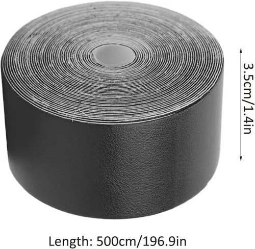 Vista 3 de VGEBY Cinta de raqueta, protector de raqueta de tenis de squash ampliado para equipo deportivo (negro)