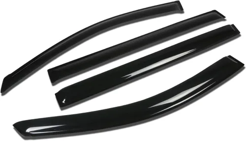 Vista 30 de Auto Dynasty 4 viseras adhesivas para ventana compatibles con Avalon de 4 puertas 2000 2001 2002 2003 2004 2000-2004, deflector protector de lluvia