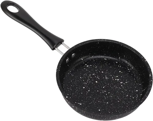 Vista 4 de TANIQIACA Sartén de acero inoxidable y ABS, sartén antiadherente, sartén de cebolla para filete de tocino, sartén de cocina saludable de acero