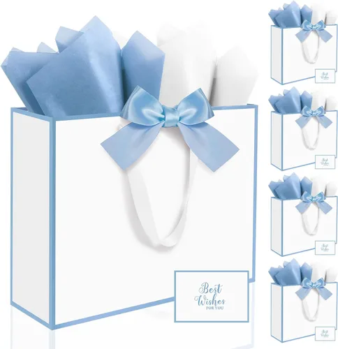 Vista 37 de Ethhqu Bolsas de regalo grandes con asas