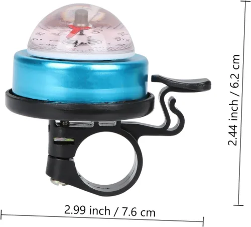 Vista 9 de Kisangel Campana de bicicleta para niños, accesorios de latón, bici, campana/cuerno vintage, campana, crucero, bicicleta, timbre, anillo de timbre