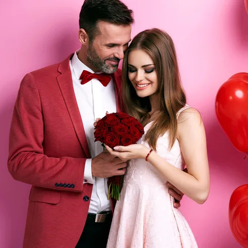 Vista 7 de Whaline 600 cuentas de corazón rojo amor corazón espaciador cuentas de día de San Valentín acrílico forma de corazón cuentas con cuerda elástica