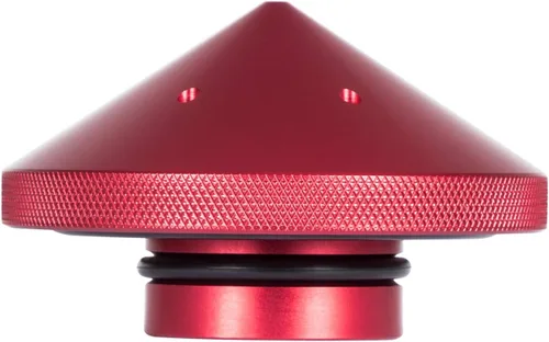 Vista 8 de Eliminador de motor de arrastre para tuerca de aluminio ajuste personalizado para modelos MinnKota de 80, 101 y 112 libras (GFEL-MK-BK-DP) - Rojo