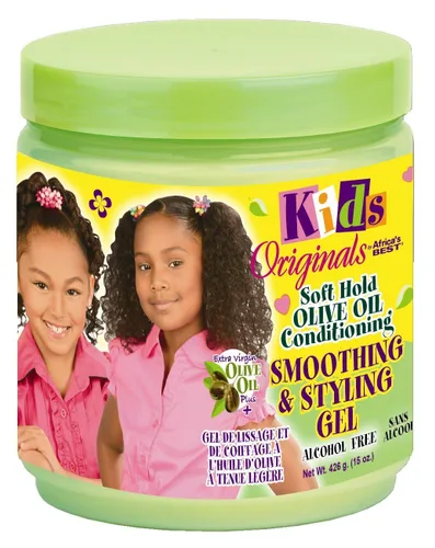 Vista 2 de Originals by Africa's Best Kids Africa's Best Kids Originals - Gel acondicionador de aceite de oliva suave sin alcohol, tarro de 15 onzas