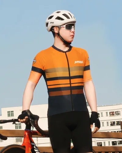 Vista 5 de Camisetas de ciclismo de verano para hombre, manga corta, secado rápido, camisa de ciclismo de montaña, traje de carreras, chaqueta de ciclismo
