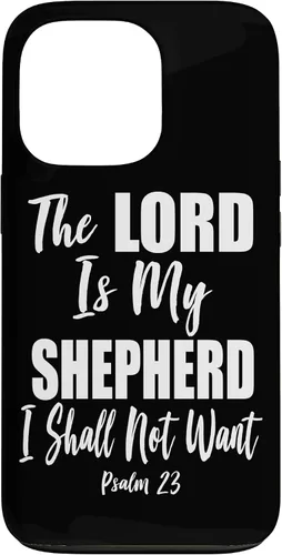 Vista 10 de The Lord is My Shepherd - Funda con versículo bíblico cristiano para iPhone 17