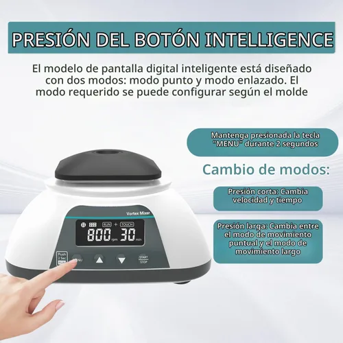 Vista 6 de VM-500PRO Mezclador digital multifunción Vortex, 3000 RPM, 2 modos de funcionamiento