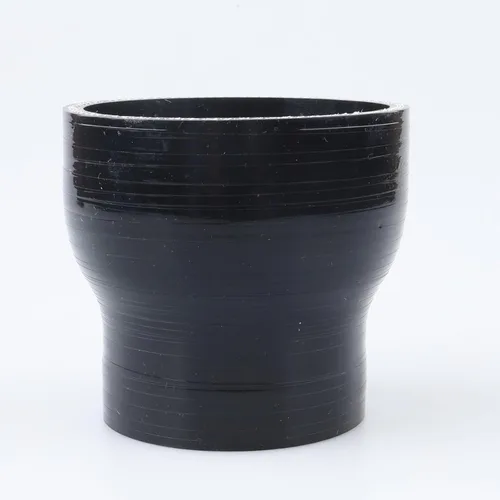 Vista 34 de AC PERFORMANCE ID de 1" a 1/2" (25mm a 13mm) Manguera de silicona recta reductora de 3 capas reforzada negra, 3" de longitud Negro