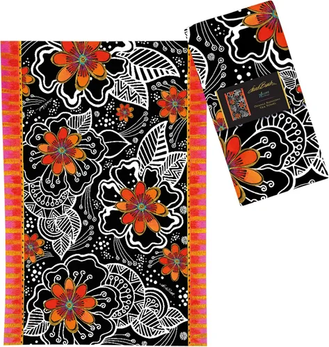 Vista 8 de RainCaper Laurel Burch Flutterbyes - Toallas de cocina de 18 x 28 pulgadas, 1 CT 100% algodón súper suave y absorbente