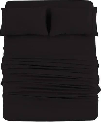 Vista 14 de Mohap Juego de sábanas de 3 piezas, microfibra cepillada de 1800 hilos - Ropa de cama lujosa, suave y transpirable para todas las estaciones