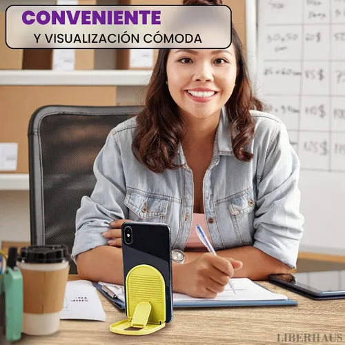 Vista 9 de LIBERHAUS Soporte plegable para teléfono celular de 12 piezas