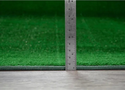 Vista 6 de Garland Rug Alfombra de césped artificial de 3 pies x 5 pies, grande para interiores y exteriores, color verde