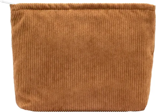 Vista 32 de Pazimiik Bolsa de maquillaje floral, grande, de algodón, con cremallera para bolsa de viaje, organizador de maquillaje de lona para mujeres