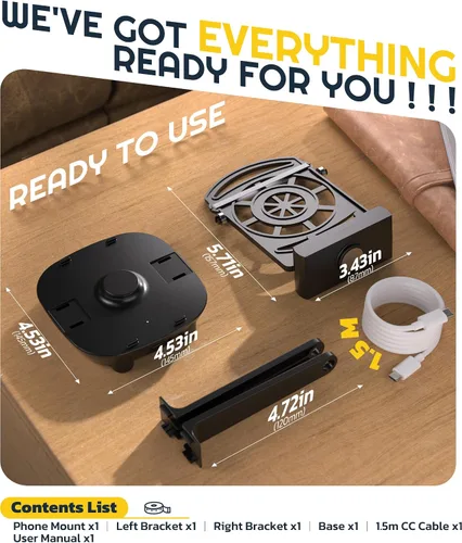 Vista 7 de Orzero Contador de pasos compatible con Pokemon Go Walker, accesorios de columpio de teléfono, podómetro (cable USB) (fácil instalación)