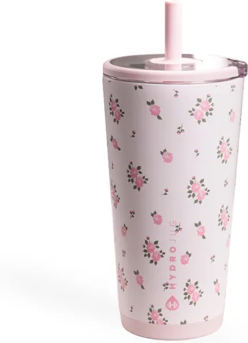 Vista 17 de HydroJug Everyday Tumbler 20 oz – Ceramic-Lined Insulated Tumbler with Straw and Soft-Touch Lid, Cup Holder Friendly, Double-Wall Vacuum Insulation