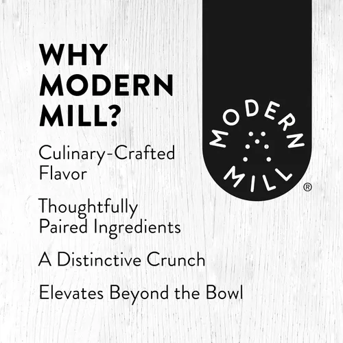 Vista 8 de Modern Mill Complemento para Ensalada Antioxidante de Gourmet Nut - Mezcla de Frutos Secos (Almendras), Arándanos Secos y Azucenas, Semillas