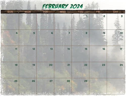 Vista 3 de Calendario Bigfoot 2024 – Calendario de pared de 12 meses – 11 x 19 pulgadas abierto – Ideal para la oficina o cabina – Regalo divertido