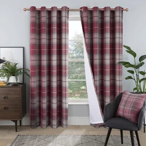 Vista 13 de always4u, cortinas térmicas aislantes con diseño de cuadros, de 95 pulgadas de largo, de doble capa, cortinas térmicas para sala de estar