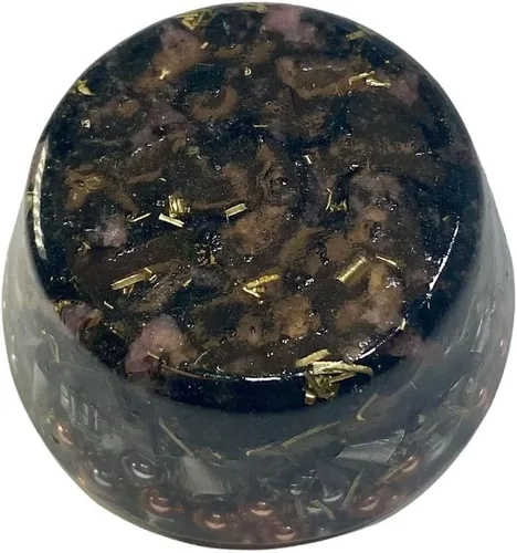 Vista 32 de Generador de orgón Buster de un solo cristal de ojo de tigre Acumulador de energía ¡Herramienta de regalo perfecta! ¡Orgonita muchos ingredientes