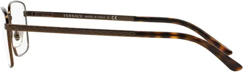 Vista 3 de Versace VE1227-1359 Marco Eyegalss MARRÓN MATE con lente DEMO lente 2.165 in, Café mate