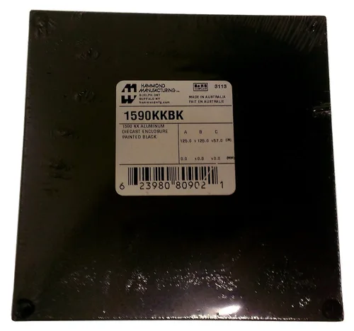 Vista 4 de Hammond Manufacturing 1590B DIECAST Caja 4.4X2.3X1.1 Plateado