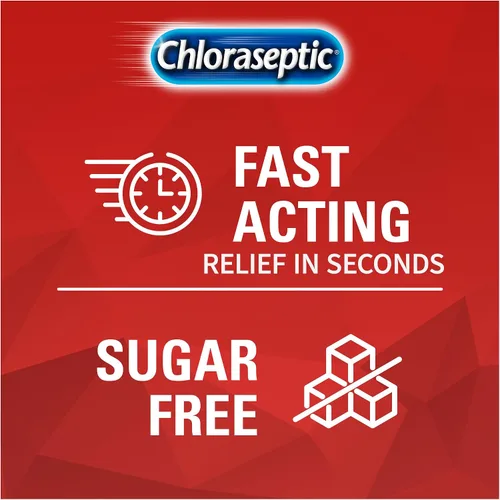 Vista 6 de Chloraseptic - Spray para el dolor de garganta, sabor a cereza, 6 fl oz (177 ml)