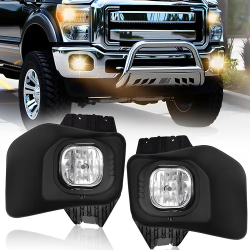 Vista 12 de Luces antiniebla LED y DRL para compatibles con Dodge Dakota 1997 1998 1999 2000/Dodge Durango 1998-2000, un par de luces antiniebla delanteras