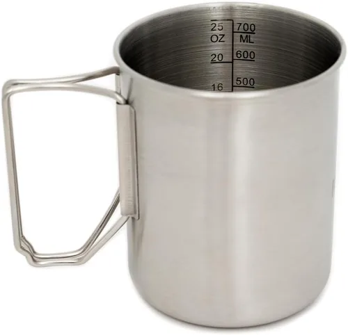 Vista 3 de The Pathfinder School Juego de tazas y tapas de acero inoxidable de 25 oz