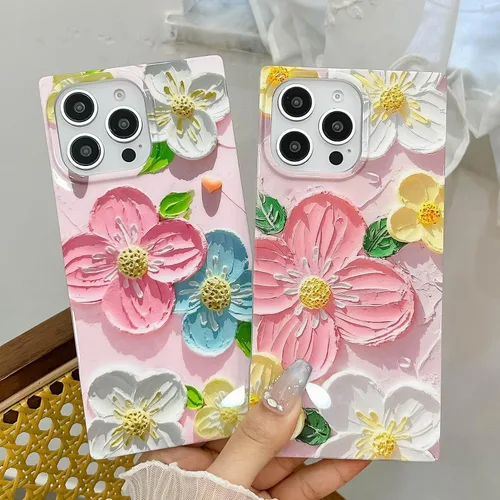Vista 3 de Funda de silicona suave compatible con iPhone 17 de 6.3 pulgadas, funda protectora de silicona suave para mujer (mariposa azul)