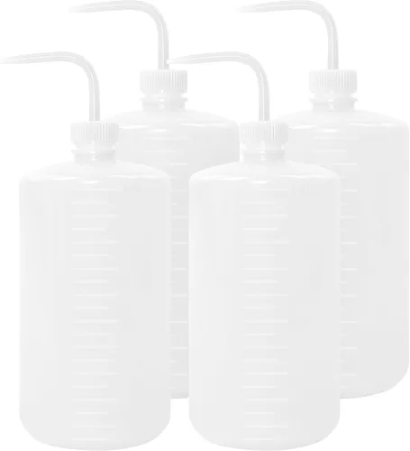 Vista 21 de Paquete de 4 botellas de lavado de tatuajes con difusor de chorro de agua (negro, 5.1 fl oz)