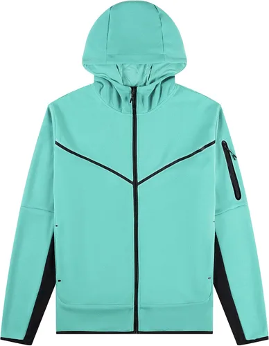 Vista 2 de Men's Tracksuits Sweatsuits For Men Hooded Tracksuit Sweatsuit Long Sleeve Full-Zip Jogging Sweatpants 2 Piece