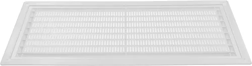 Vista 9 de Vent Systems Cubierta de ventilación de plástico blanco de 3 x 10 pulgadas (dimensiones de apertura), rejilla de retorno rectangular con pantalla