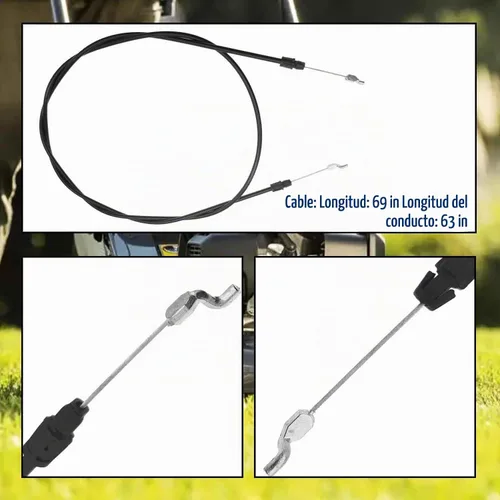 Vista 4 de Cable de control 946-05106B, para Cub Cadet MTD Craftsman SC300, SC500, SC500Z, SC500EZ, cable del acelerador se adapta a la mayoría