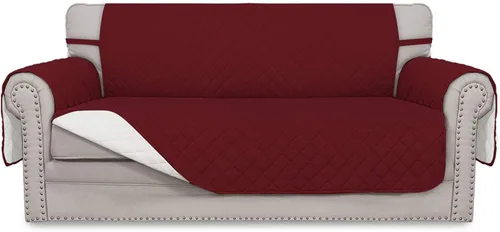 Vista 34 de Easy-Going - Funda reversible para sofá, resistente al agua, con varillas de espuma y correas elásticas, protector de muebles para mascotas y perros